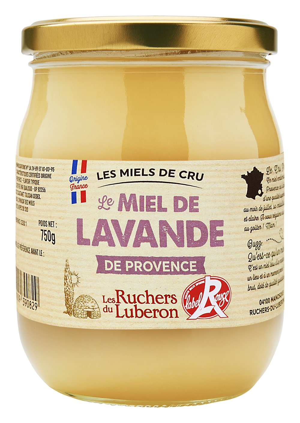 miel de lavande de provence Label Roue