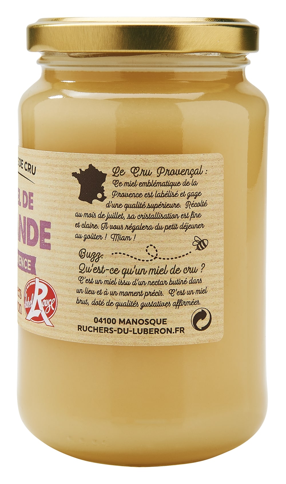 miel de lavande de provence Label Roue